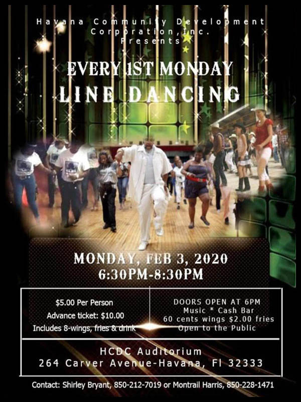 Flyer about line dancing